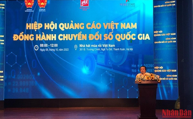 Ông Nguyễn Hà Yên, Phó Cục trưởng Cục Phát thanh, Truyền hình và Thông tin điện tử - Bộ Thông tin và Truyền thông phát biểu tại sự kiện.