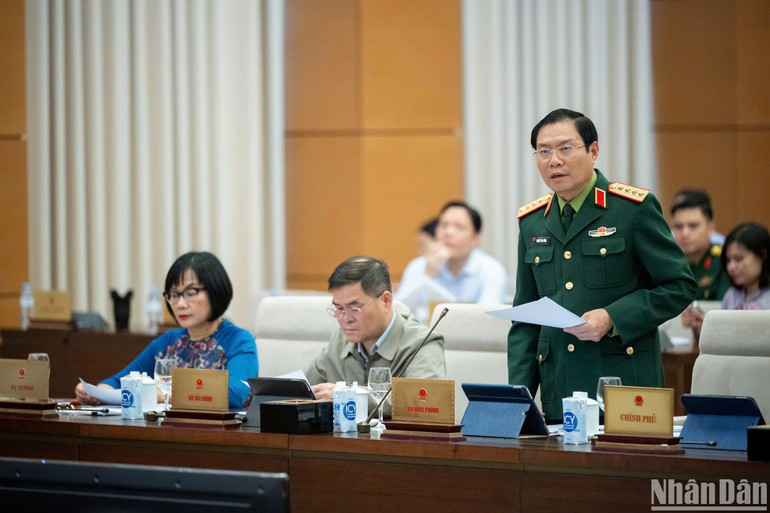 Đại tướng Nguyễn Tân Cương, Tổng Tham mưu trưởng Quân đội nhân dân Việt Nam, Thứ trưởng Quốc phòng. (Ảnh: DUY LINH)