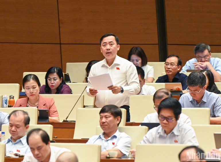 Đại biểu Đào Chí Nghĩa (đoàn Cần Thơ). (Ảnh: DUY LINH) Đại biểu Đào Chí Nghĩa (đoàn Cần Thơ). (Ảnh: DUY LINH)