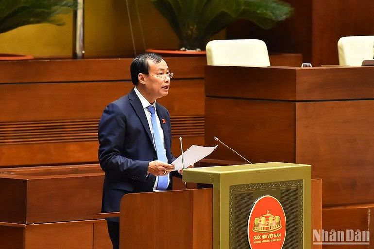 Chủ nhiệm Ủy ban Quốc phòng và An ninh của Quốc hội Lê Tấn Tới. (Ảnh: THỦY NGUYÊN)