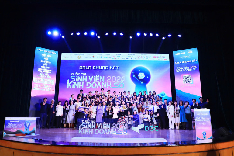 Gala Chung kết Cuộc thi Sinh viên Kinh doanh số 2024.