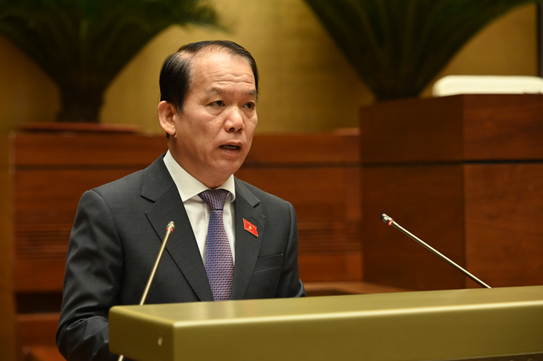 Chủ nhiệm Ủy ban Pháp luật-Tư pháp của Quốc hội Hoàng Thanh Tùng. (Ảnh: BÙI GIANG)