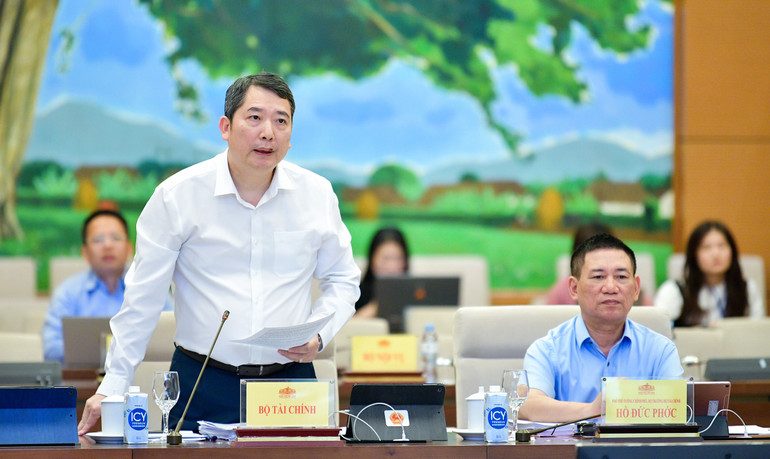 Thứ trưởng Tài chính Cao Anh Tuấn. (Ảnh: DUY LINH)