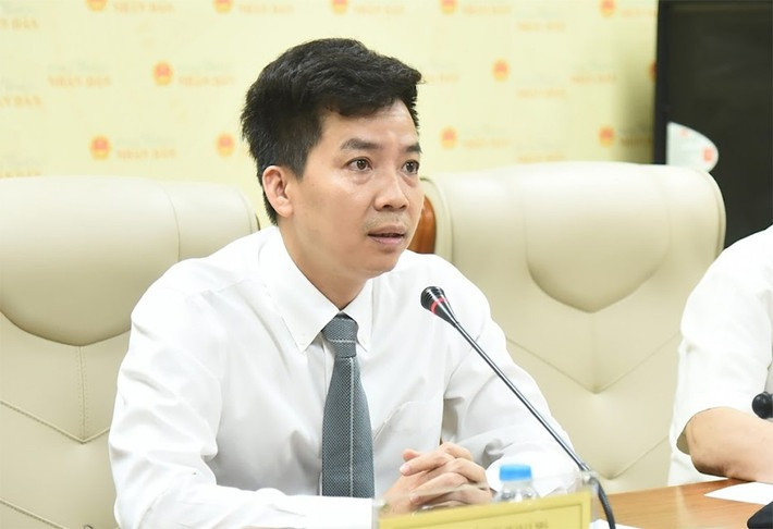 Ông Hà Quang Hưng, Phó Cục trưởng Cục Phát triển nhà ở và thị trường bất động sản, Bộ Xây dựng phát biểu.