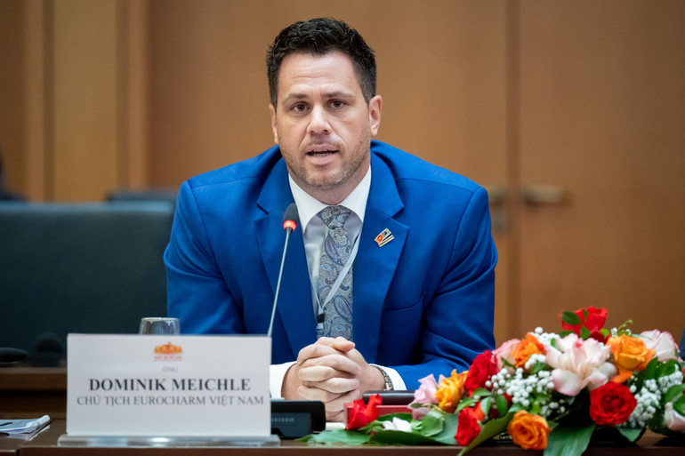Chủ tịch EuroCham Việt Nam Dominik Meichle.