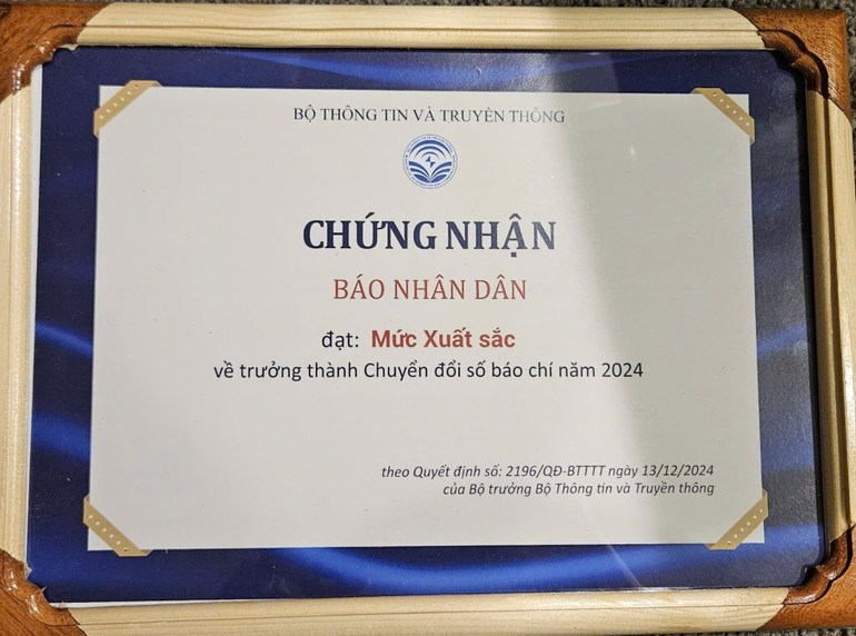 Thời gian qua, Báo Nhân Dân tiếp tục có những bước chuyển mình quan trọng để đáp ứng nhu cầu của độc giả trong kỷ nguyên số. Thời gian qua, Báo Nhân Dân tiếp tục có những bước chuyển mình quan trọng để đáp ứng nhu cầu của độc giả trong kỷ nguyên số.