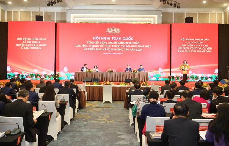 Quang cảnh hội nghị. (Ảnh: DUY LINH)