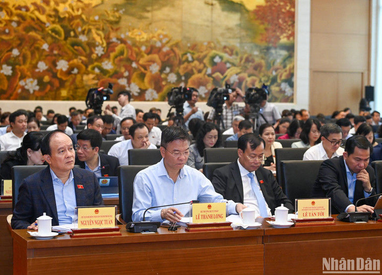 Các đại biểu dự hội nghị. (Ảnh: DUY LINH)