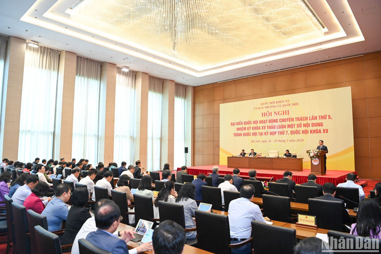 Quang cảnh hội nghị. (Ảnh: DUY LINH)