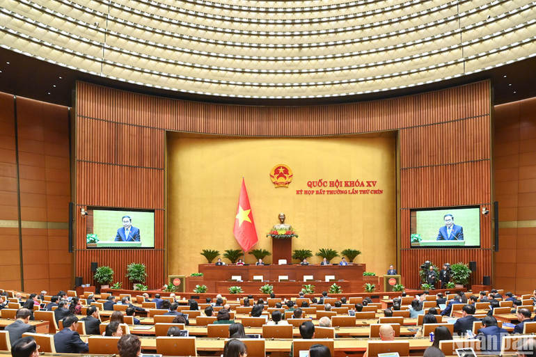 Quang cảnh phiên bế mạc. (Ảnh: DUY LINH) Quang cảnh phiên bế mạc. (Ảnh: DUY LINH)