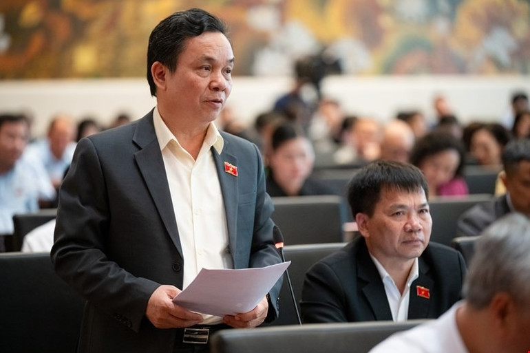 Đại biểu Hoàng Văn Cường (đoàn thành phố Hà Nội).