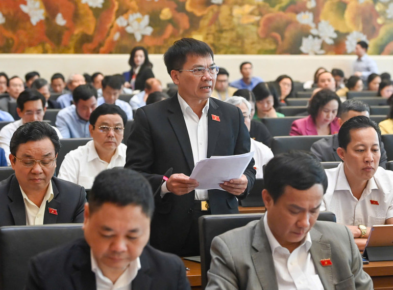 Đại biểu Dương Khắc Mai (đoàn Đắk Nông). (Ảnh: DUY LINH)