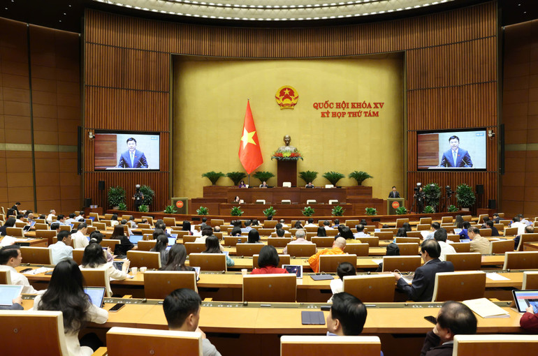 Quang cảnh phiên họp. (Ảnh: DUY LINH) Quang cảnh phiên họp. (Ảnh: DUY LINH)