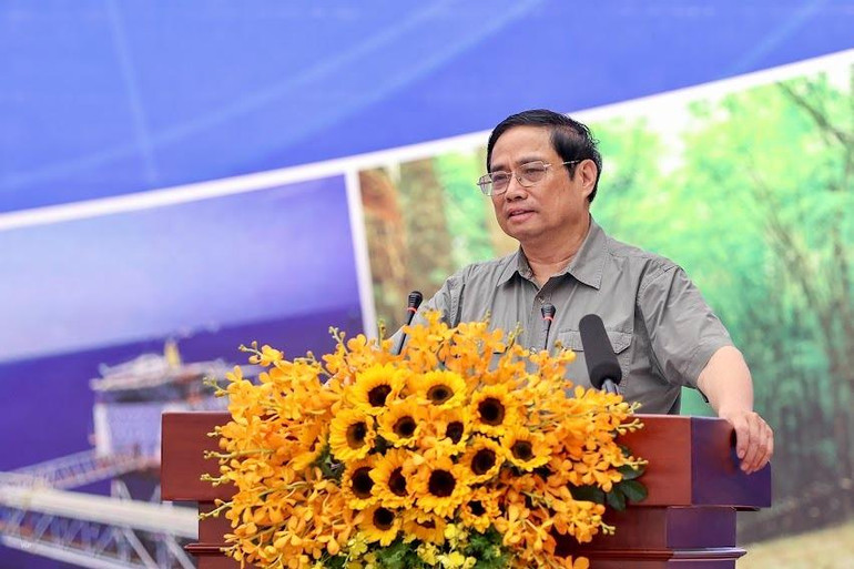 Thủ tướng Phạm Minh Chính phát biểu tại hội nghị. (Ảnh: NHẬT BẮC) Thủ tướng Phạm Minh Chính phát biểu tại hội nghị. (Ảnh: NHẬT BẮC)