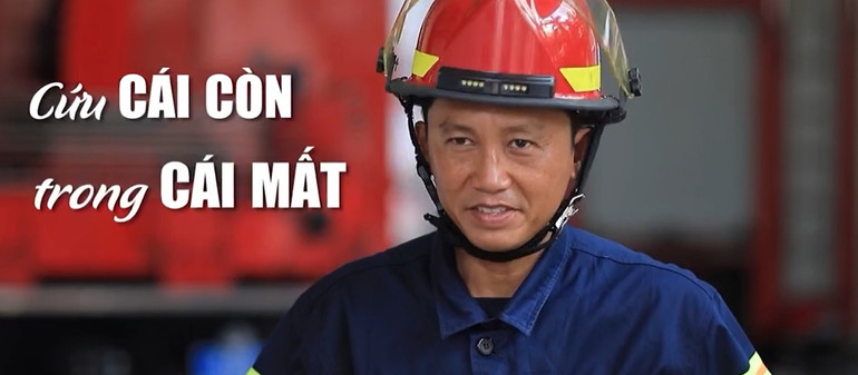 Trung tá Nguyễn Chí Thành, Phó Đội trưởng Đội Công tác chữa cháy và cứu nạn cứu hộ, Phòng PC07, Công an Thành phố Hồ Chí Minh.