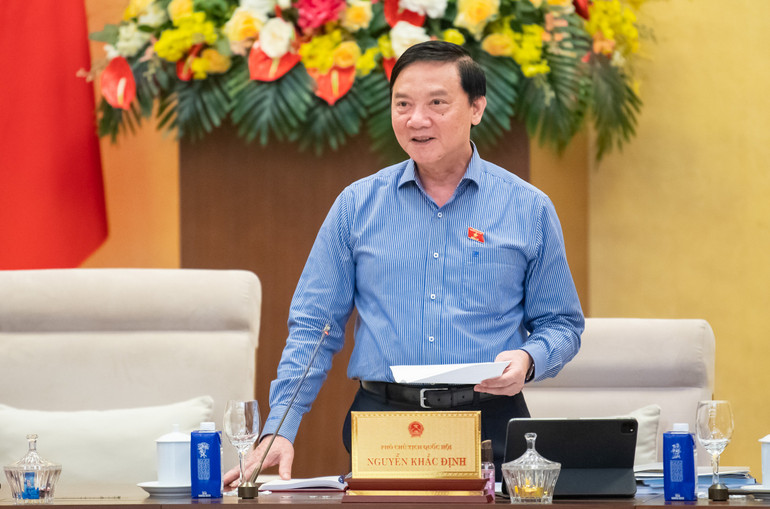 Phó Chủ tịch Quốc hội Nguyễn Khắc Định. (Ảnh: Media Quốc hội)