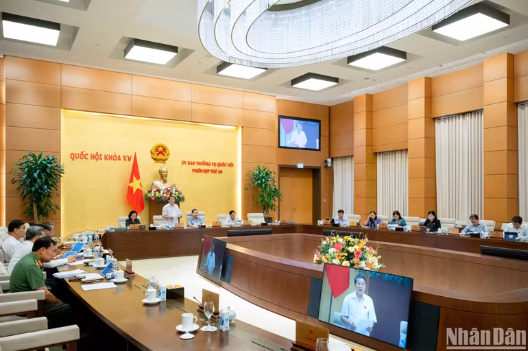 Phó Chủ tịch Quốc hội Nguyễn Đức Hải phát biểu kết luận. (Ảnh: DUY LINH)