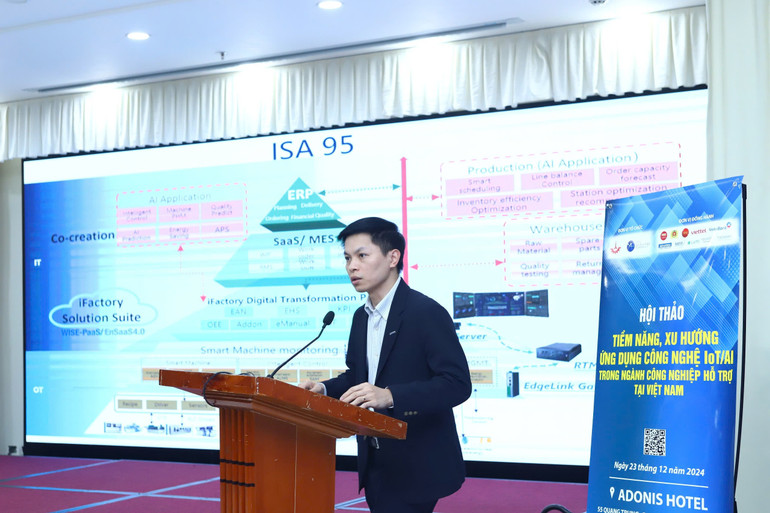 Đại biểu tham luận tại hội thảo. Đại biểu tham luận tại hội thảo.