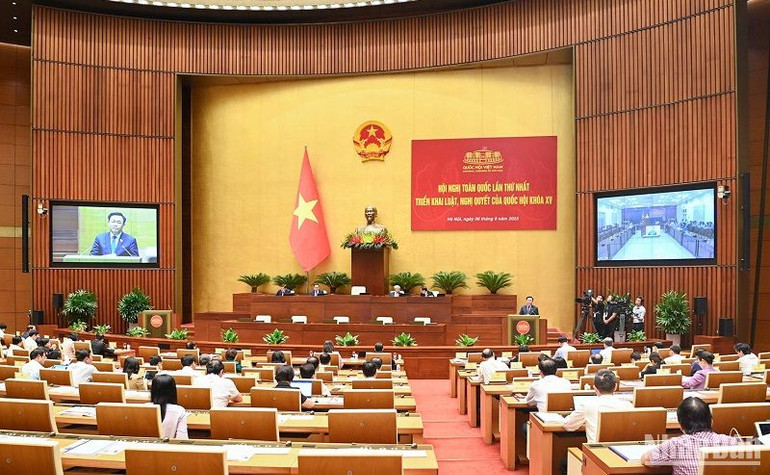 Quang cảnh hội nghị. (Ảnh: DUY LINH)