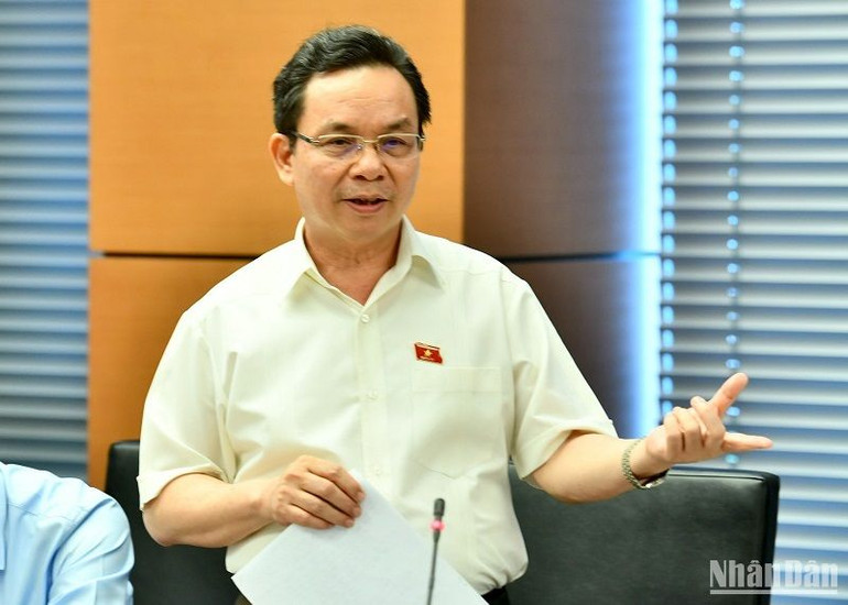 Đại biểu Cường cho rằng phần lớn các vụ lừa đảo, dự án ma chủ yếu liên quan đến bất động sản hình thành trong tương lai. (Ảnh: ĐĂNG KHOA)