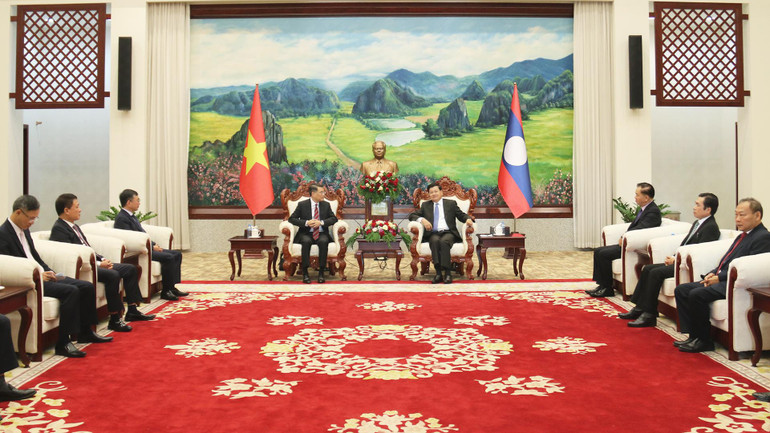 Quang cảnh buổi tiếp.