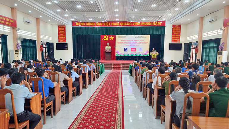 Quang cảnh buổi phát động cuộc thi.