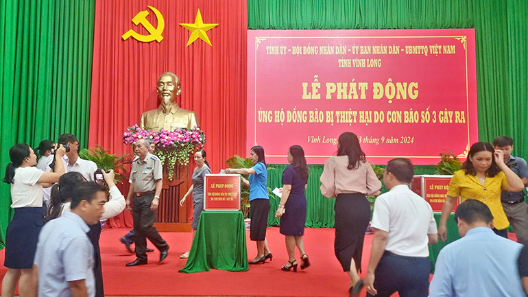 Tổng số tiền ủng hộ ngay sau lễ phát động được hơn 6,8 tỷ đồng.