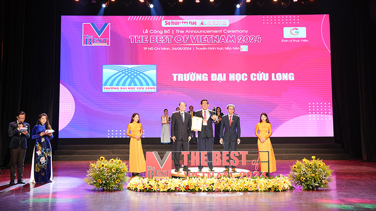 Trường Đại học Cửu Long vinh dự nhận Top 10 Trường Đại học tốt nhất Việt Nam năm 2024.