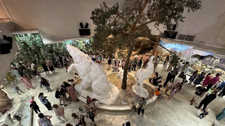 Bảo tàng luôn đông khách tham quan. (Ảnh: Thùy Vân)