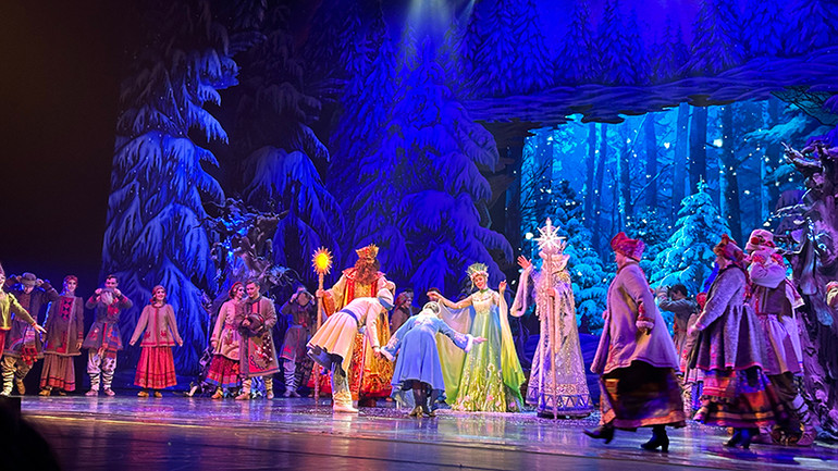Một cảnh trong vở diễn. (Ảnh: THÙY VÂN)