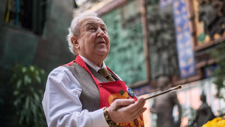 Nghệ sĩ ZurabTsereteli. (Ảnh: RIA Novosti)