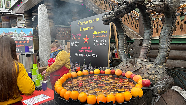 Nước uống truyền thống trong mùa đông của Nga.