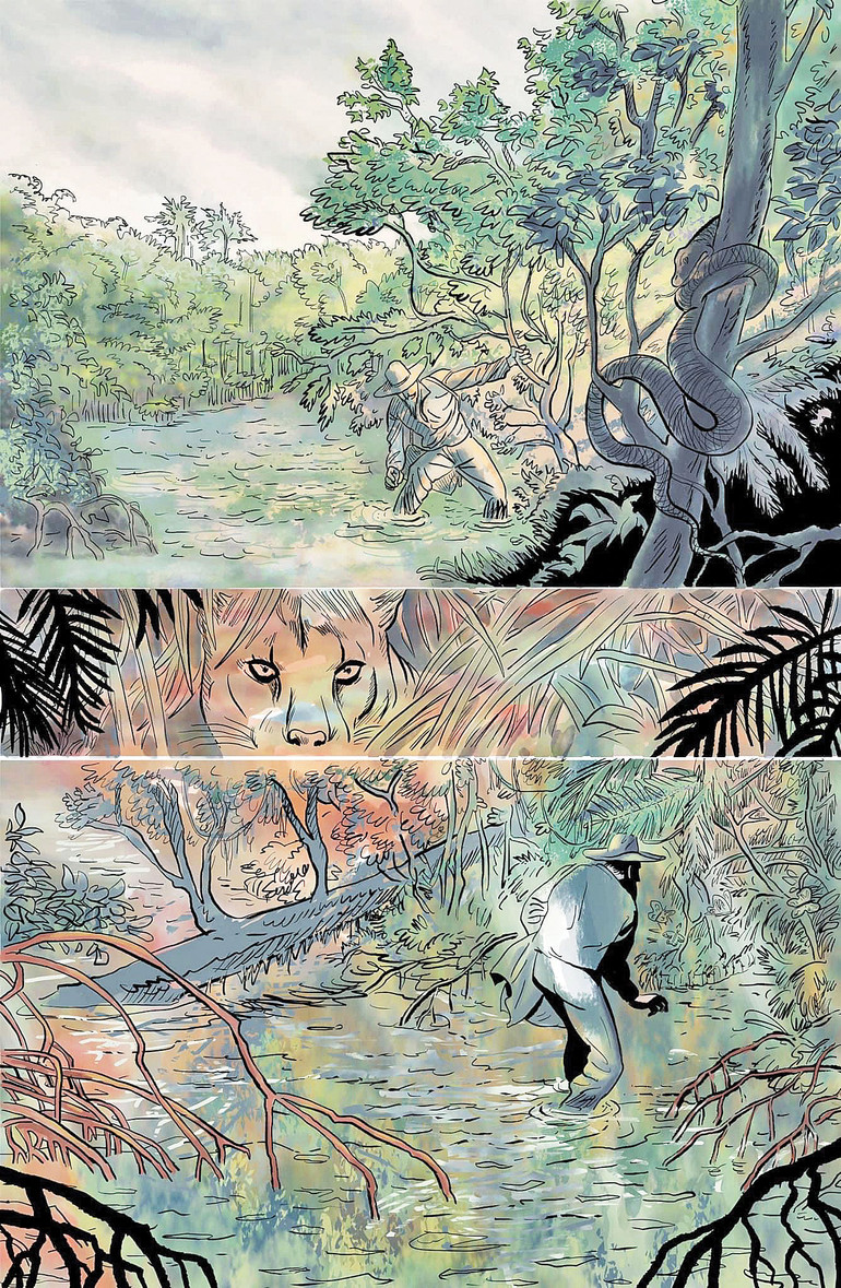 Tác phẩm của Clement Baloup, một họa sĩ người Pháp mang dòng máu Việt Nam.