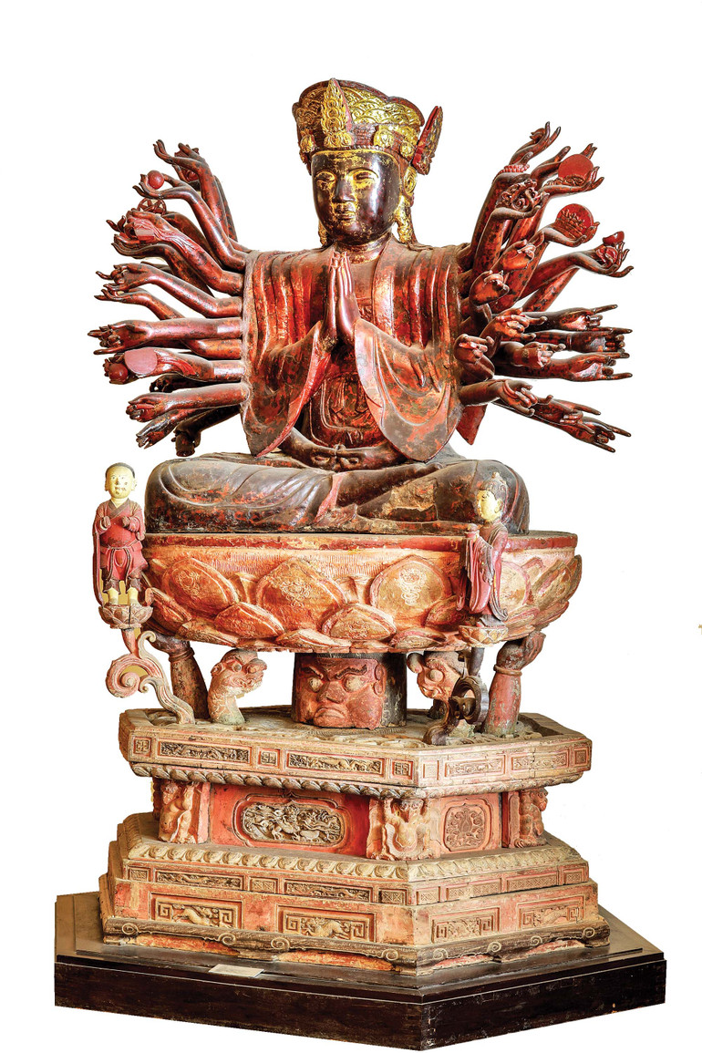 Bảo vật tượng Phật Bà Quan Âm (chùa Hội Hạ) đã có phiên bản nhỏ hơn dành cho nhiều đối tượng khách hàng.