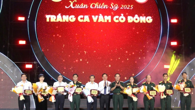 Vinh danh doanh nghiệp đồng hành đồng hành cùng chương trình “Xuân Chiến sĩ” lần thứ X năm 2025.