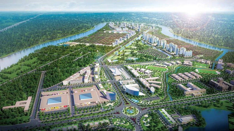 Khu đô thị Nam Long huyện Bến Lức, tỉnh Long An.