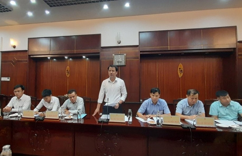 Đồng chí Ngô Văn Cương phát biểu tại buổi làm việc. Đồng chí Ngô Văn Cương phát biểu tại buổi làm việc.