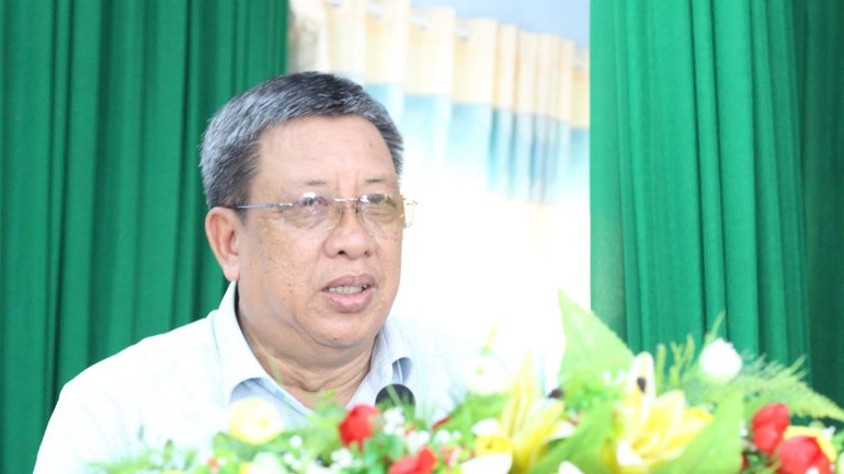 Phó Cục trưởng Cục Trồng trọt Lê Thanh Tùng phát biểu tại lễ khởi động.