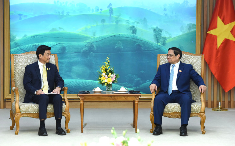 Thủ tướng Phạm Minh Chính tiếp Phó Thủ tướng, Bộ trưởng Ngoại giao Vương quốc Thái Lan Parnpree Bahiddha-Nukara.