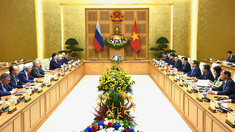 Quang cảnh buổi hội kiến.