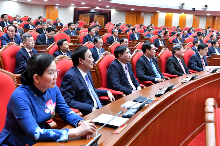 Các đại biểu tham dự phiên bế mạc Hội nghị. (Ảnh: ĐĂNG KHOA) Các đại biểu tham dự phiên bế mạc Hội nghị. (Ảnh: ĐĂNG KHOA)
