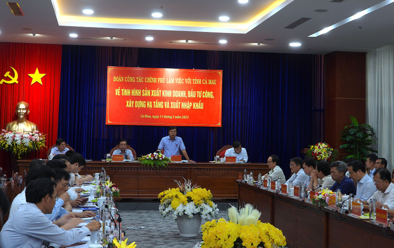 Bí thư Tỉnh ủy Cà Mau Nguyễn Tiến Hải nêu lên những trăn trở của tỉnh Cà Mau trong thu hút, kêu gọi đầu tư.