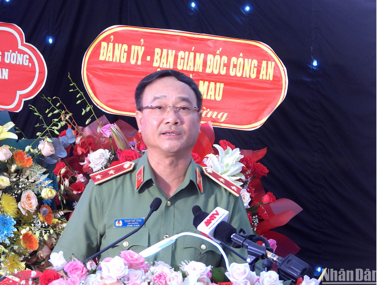 Thứ trưởng Công an Phạm Thế Tùng phát biểu tại buổi gặp mặt. Thứ trưởng Công an Phạm Thế Tùng phát biểu tại buổi gặp mặt.