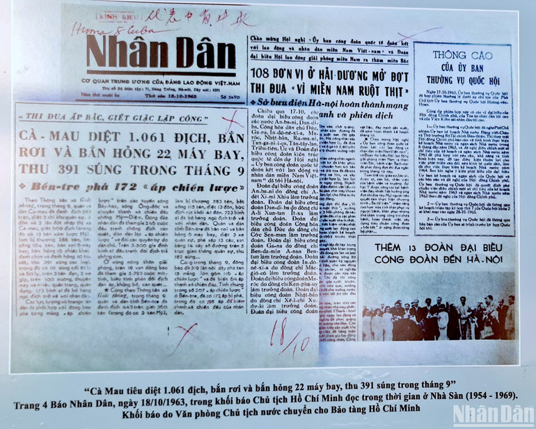 Tư liệu của Báo Nhân Dân nói về chiến thắng Đầm Dơi-Cái Nước-Chà Là cách đây 60 năm.