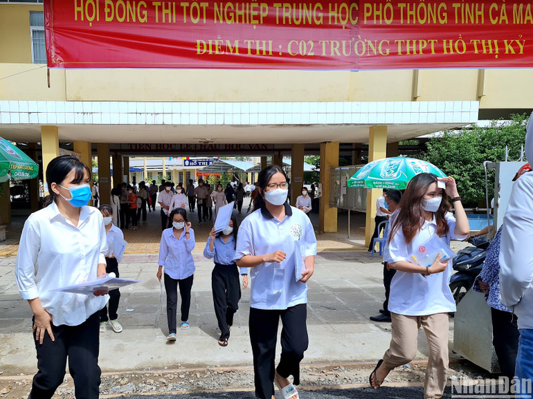 Công tác hỗ trợ thí sinh trong Kỳ thi tốt nghiệp trung học phổ thông năm 2024 được tỉnh Cà Mau đặc biệt quan tâm.