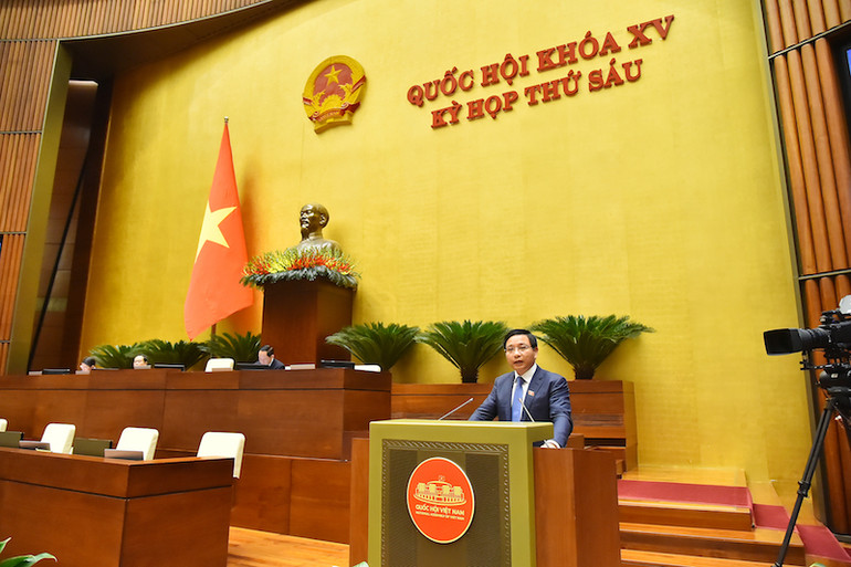 Bộ trưởng Giao thông vận tải Nguyễn Văn Thắng. (Ảnh: Thủy Nguyên)