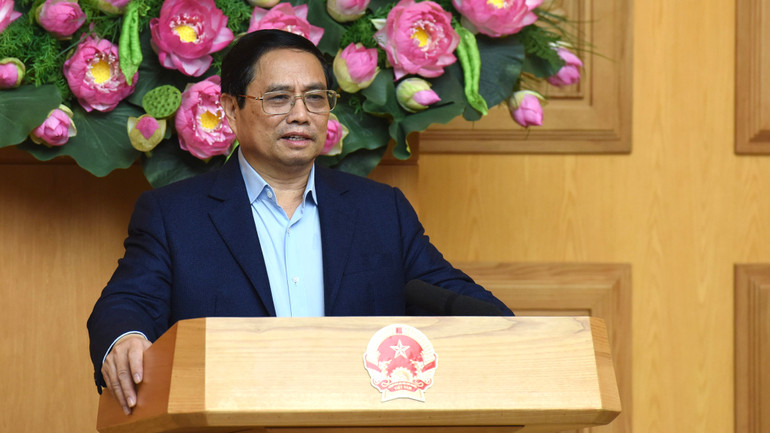 Thủ tướng Phạm Minh Chính kết luận cuộc họp.