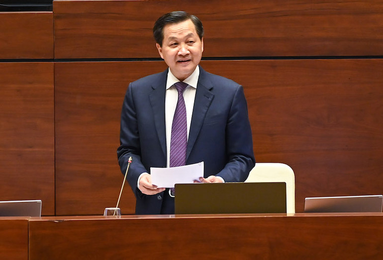 Phó Thủ tướng Lê Minh Khái. (Ảnh: Duy Linh)