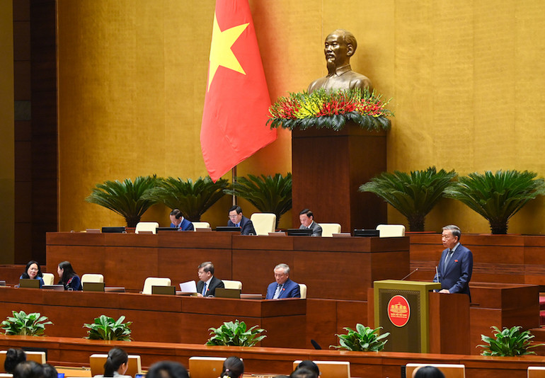 Bộ trưởng Công an Tô Lâm. Ảnh: Duy Linh