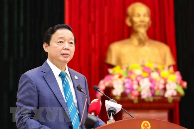 Phó Thủ tướng Trần Hồng Hà phát biểu kết luận buổi làm việc với Bộ Giáo dục và Đào tạo về tình hình giáo dục và đào tạo. (Ảnh: TTXVN)